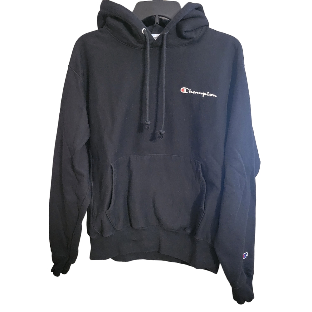 Champion Black Reverse Weave Sweatshirt
